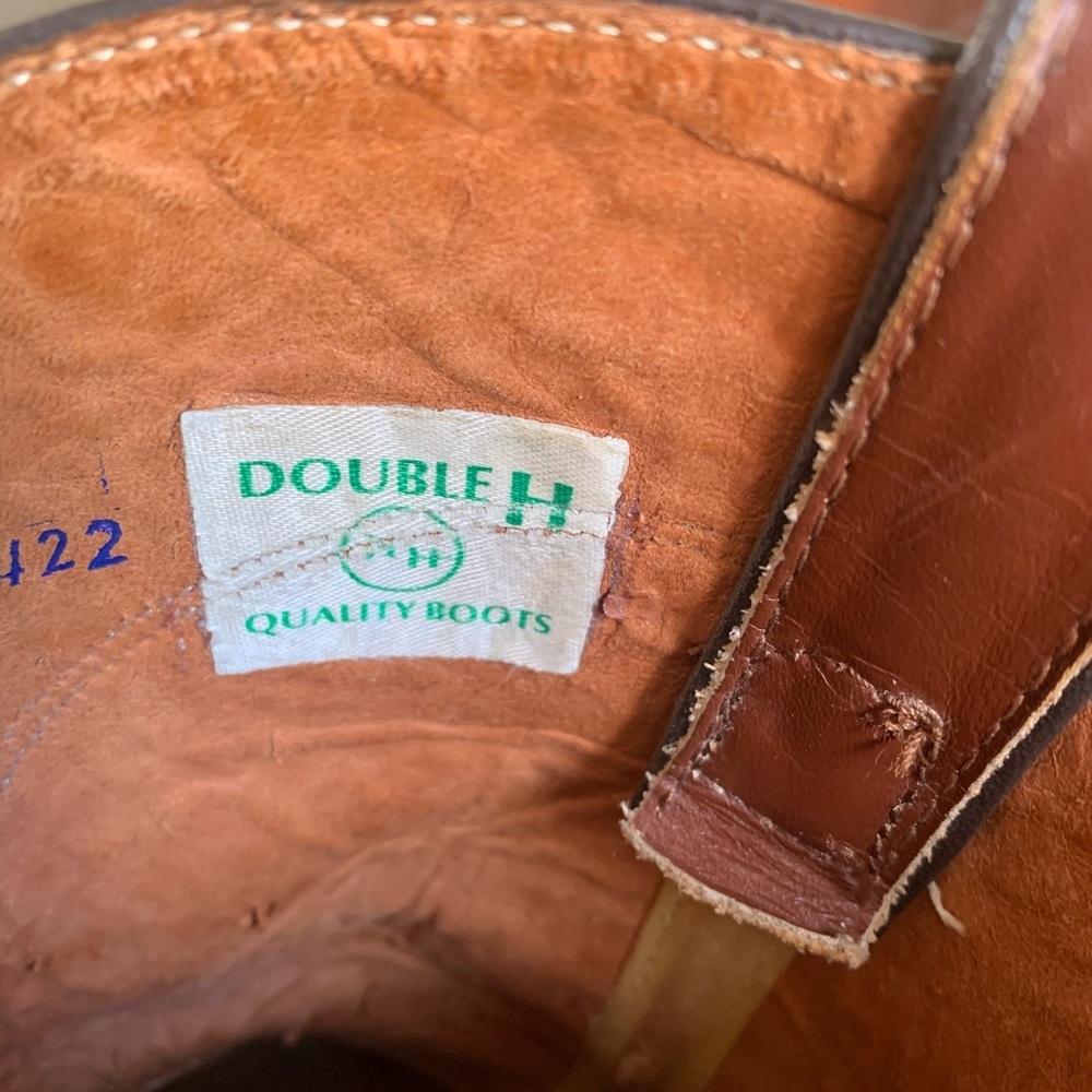 Double H Brown Cowboy & Western Boots - Picture 8 of 9